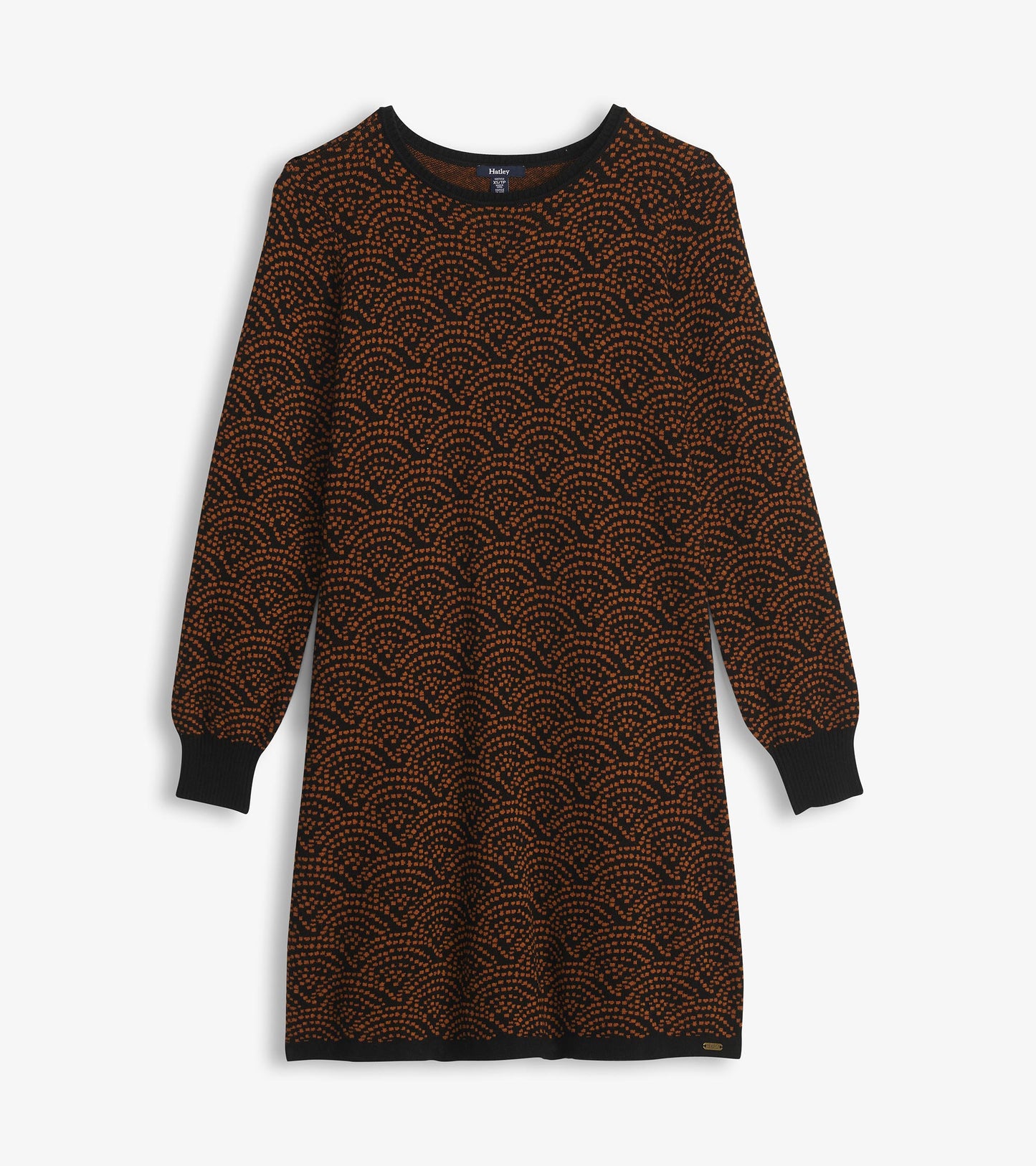 Abigail Sweater Dress - Art Deco Dots