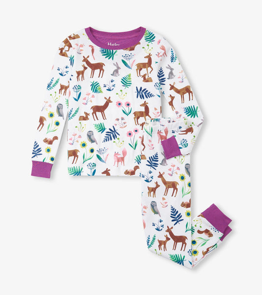 Pyjama en coton biologique – Créatures des bois