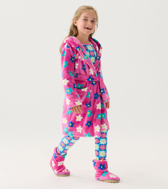 hatley Peignoir en molleton duveteux – Marguerites
