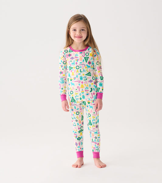 Pyjama – Airs de Noël, bordures roses