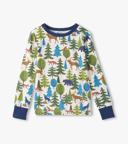 Boys Forest Scene Pajama Set