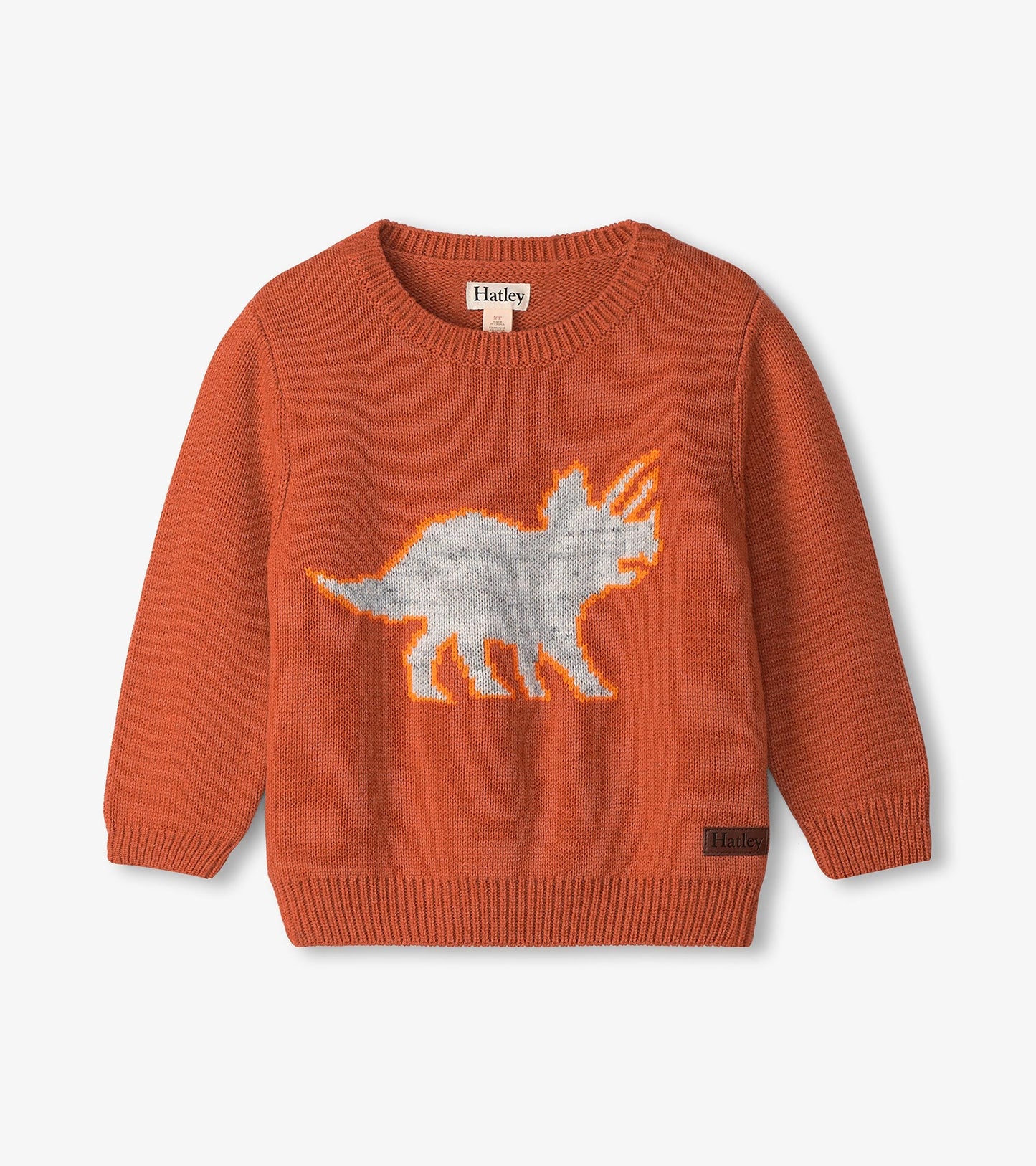 Pull en tricot à col rond Triceratops