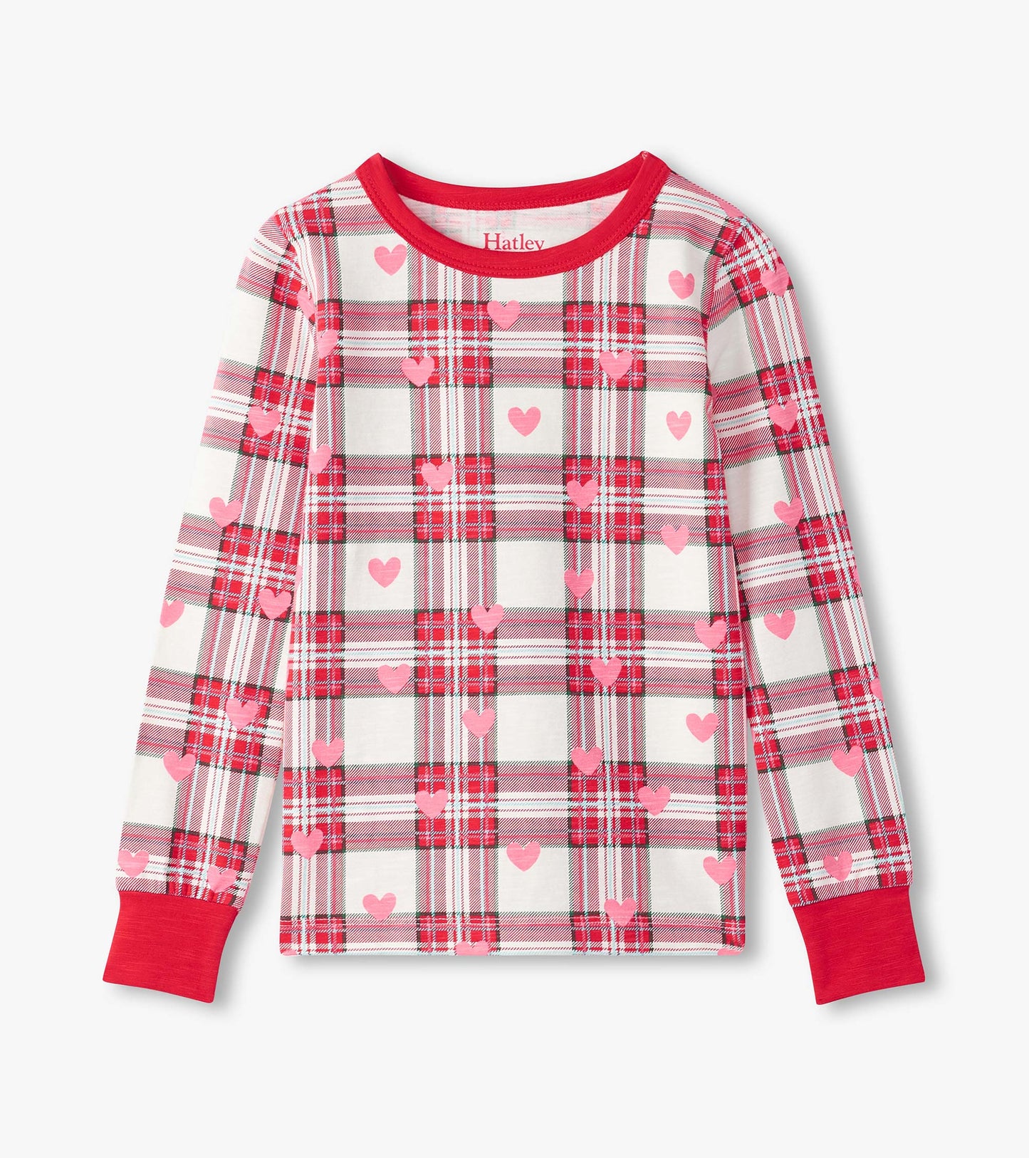 Pyjama – Cœurs sur motif écossais