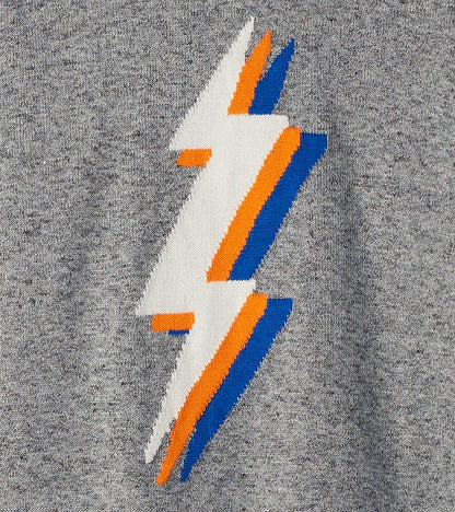 Boys Lightning Bolt V-Neck Sweater