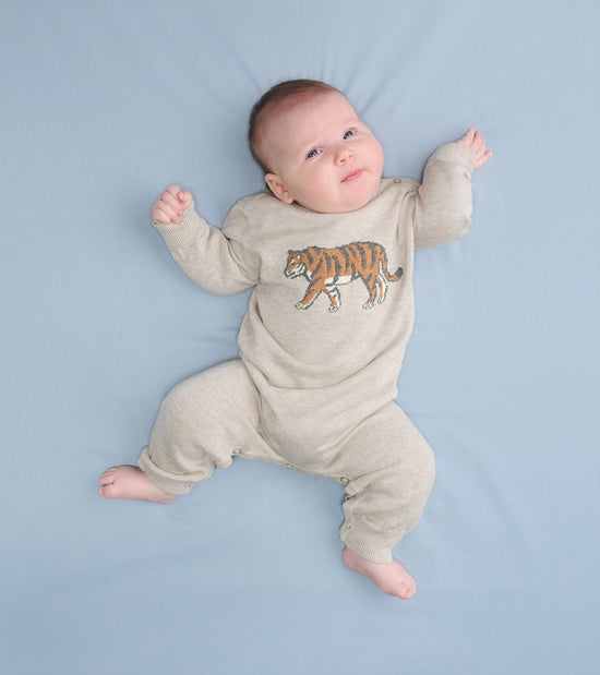 hatley Barboteuse en molleton – Bébé tigre