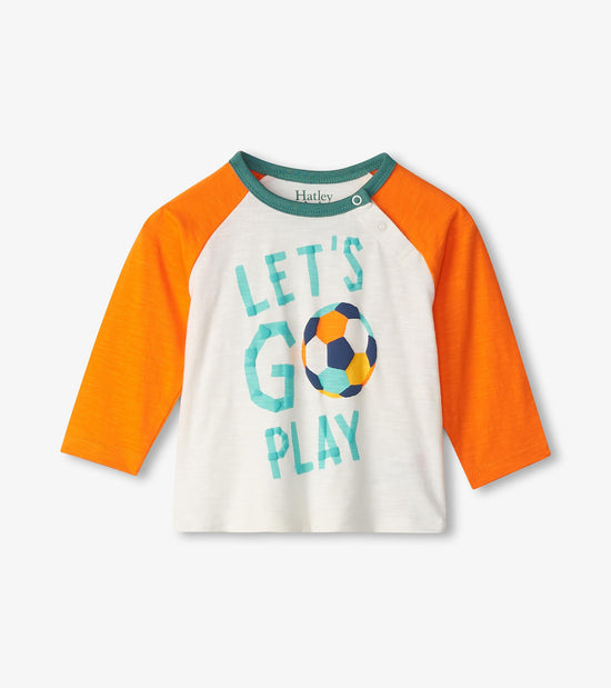 hatley T-shirt à manches longues raglan – Ballon « Let’s Go Play »