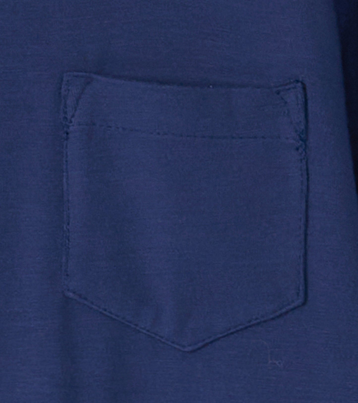 T-shirt à manches longues en bambou – Bleu patriote