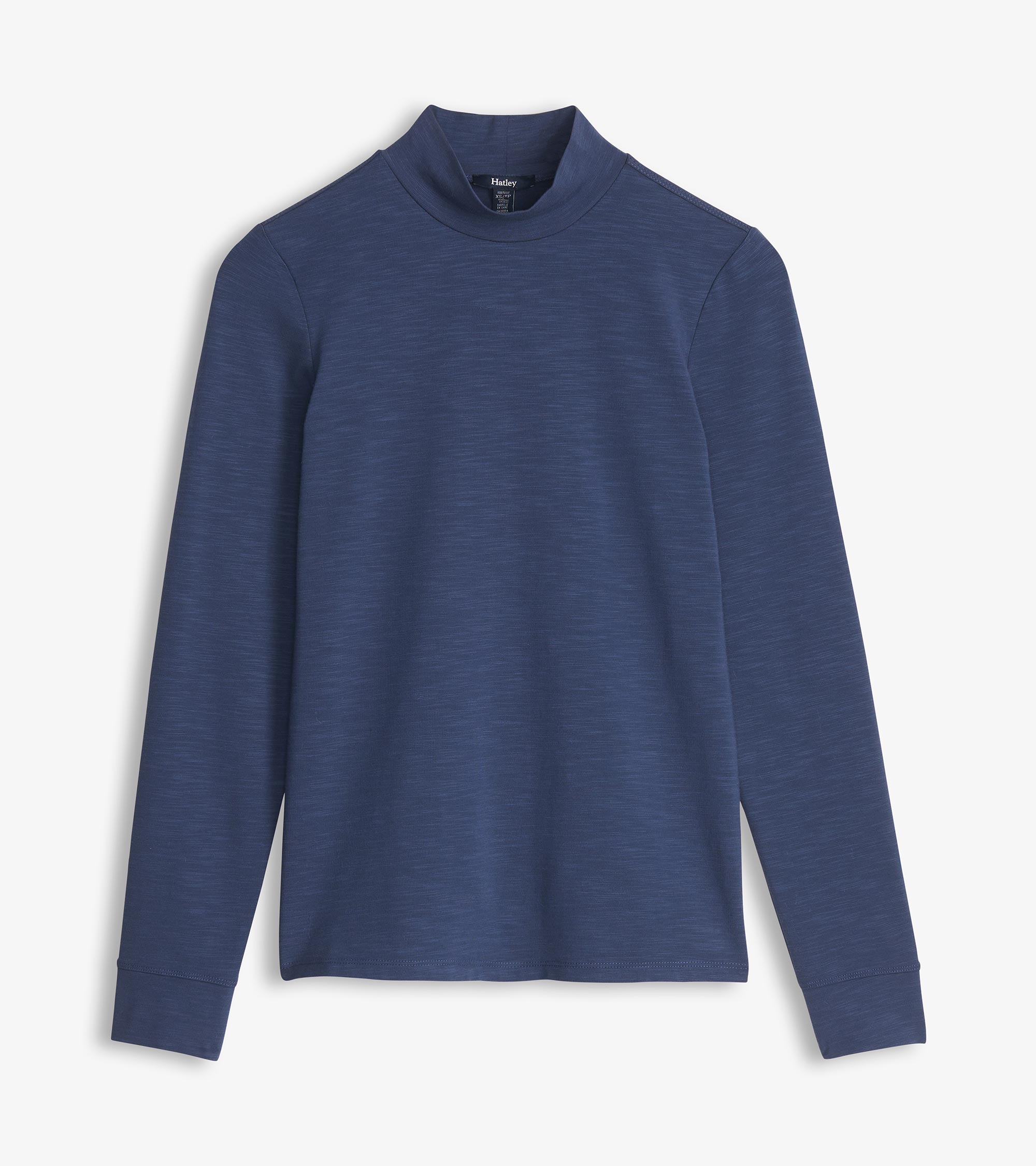 Mock Neck Top Patriot Blue