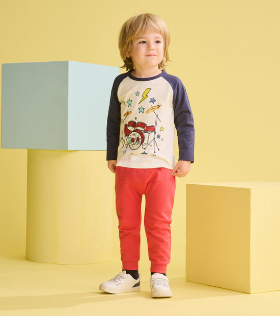 hatley T-shirt à manches longues raglan – Batterie