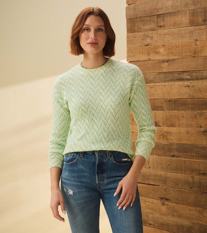 Pull Ella – Chevrons peints