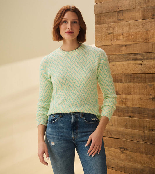 Pull Ella – Chevrons peints