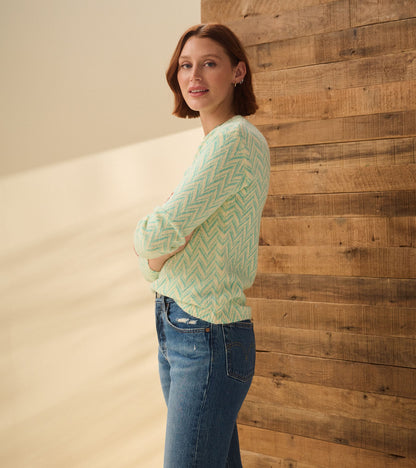Pull Ella – Chevrons peints