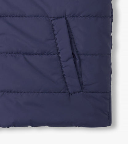 Veste sans manches matelassée réversible – Fossiles de dinosaure