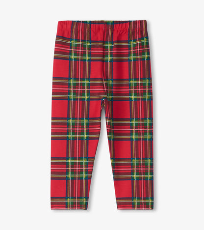 Legging classique – Motif écossais rouge