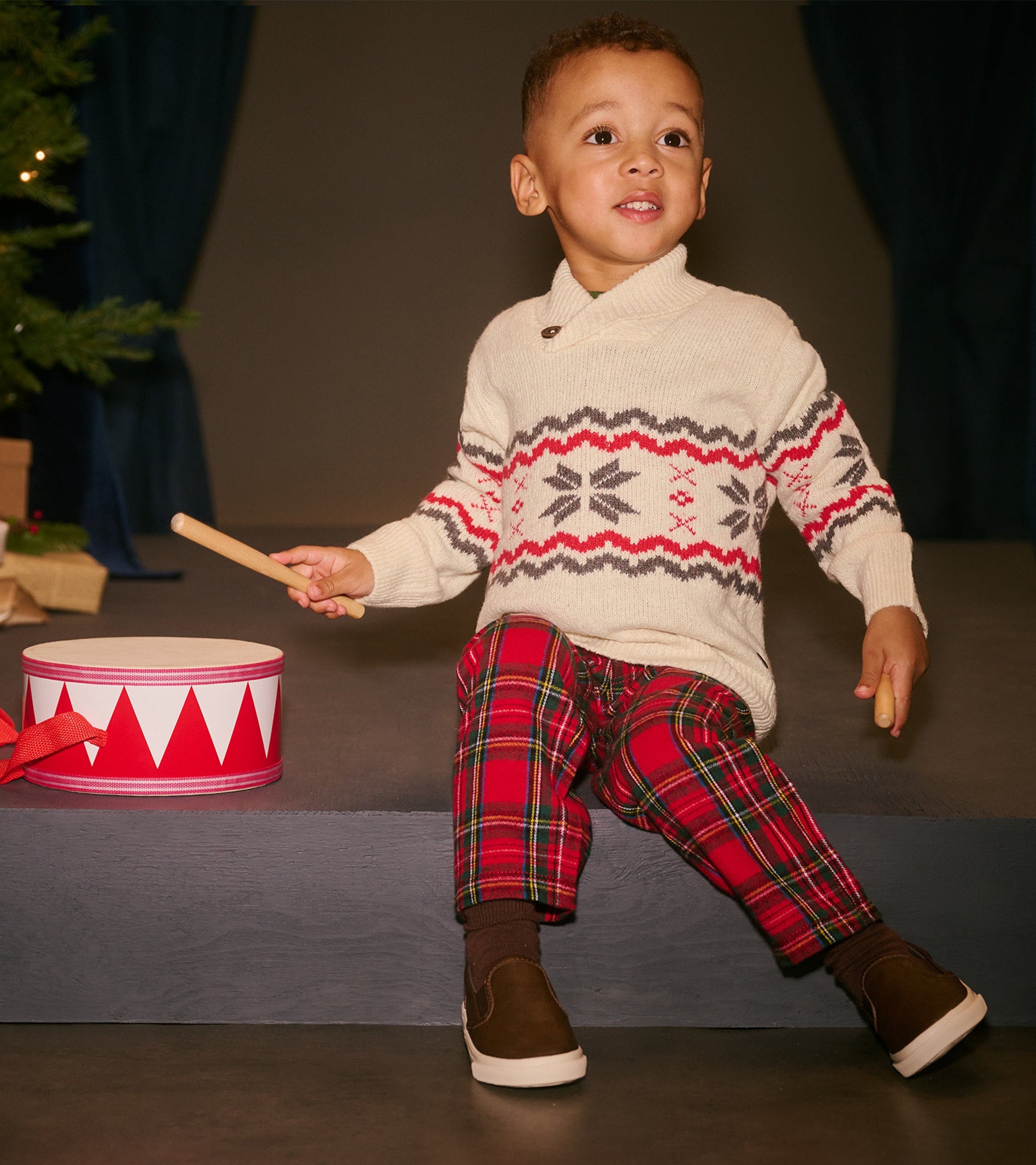 Plaid Pants Baby Boy Plaid Baby Boy Red Plaid Suit Set, Boys