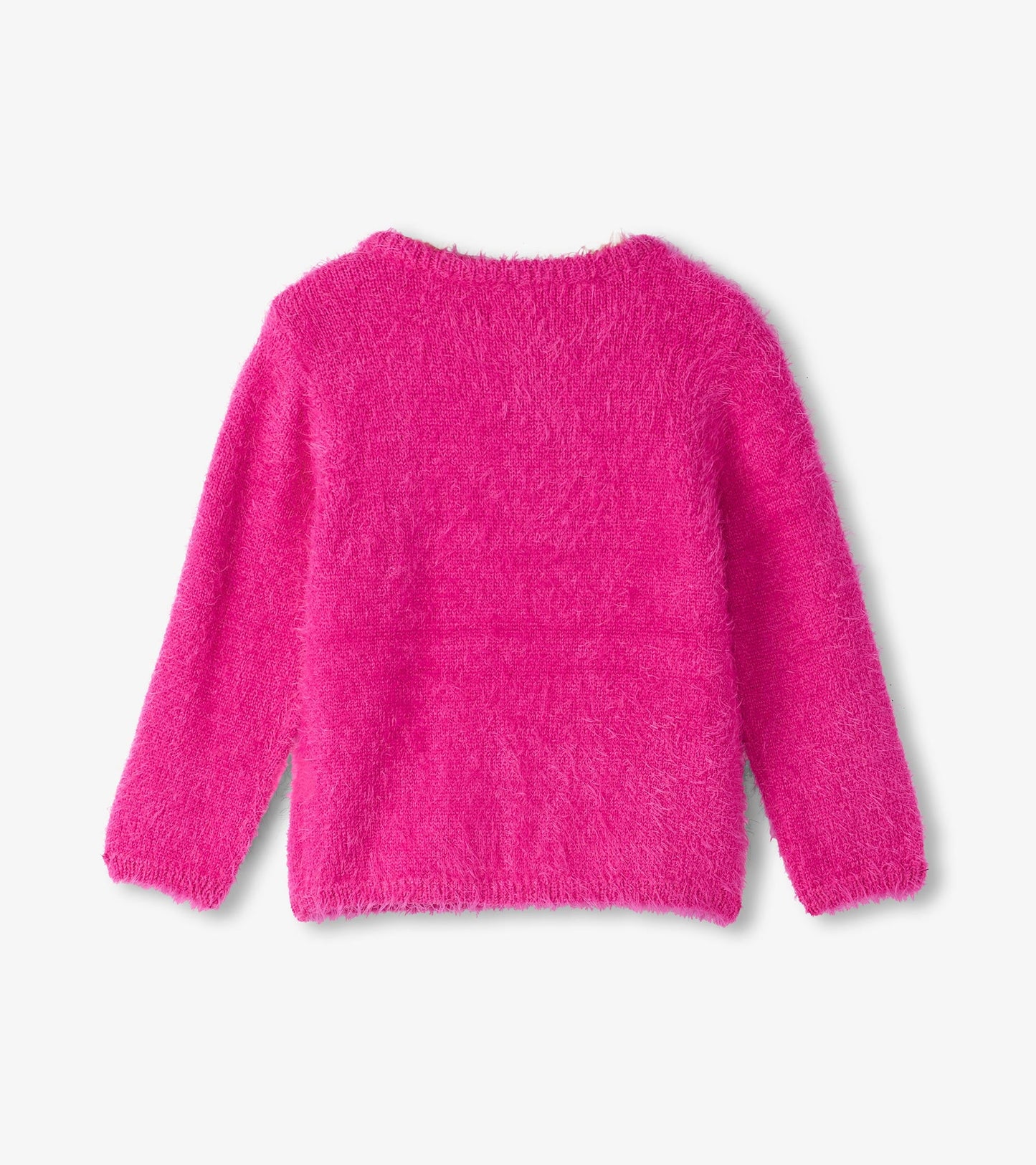 Pull en fourrure rose violet