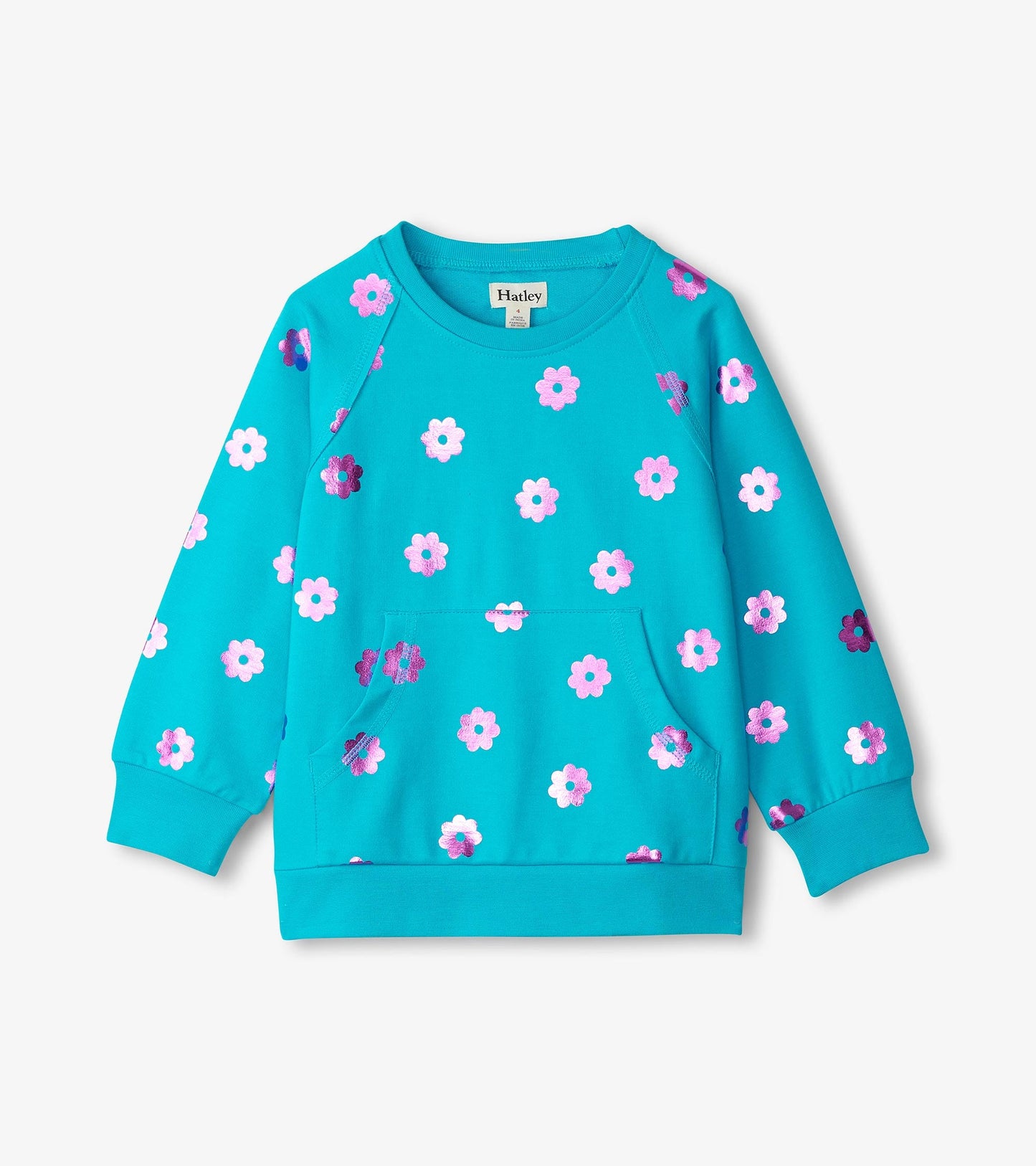 Pull à bordure brute – Fleurs