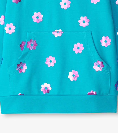 Pull à bordure brute – Fleurs