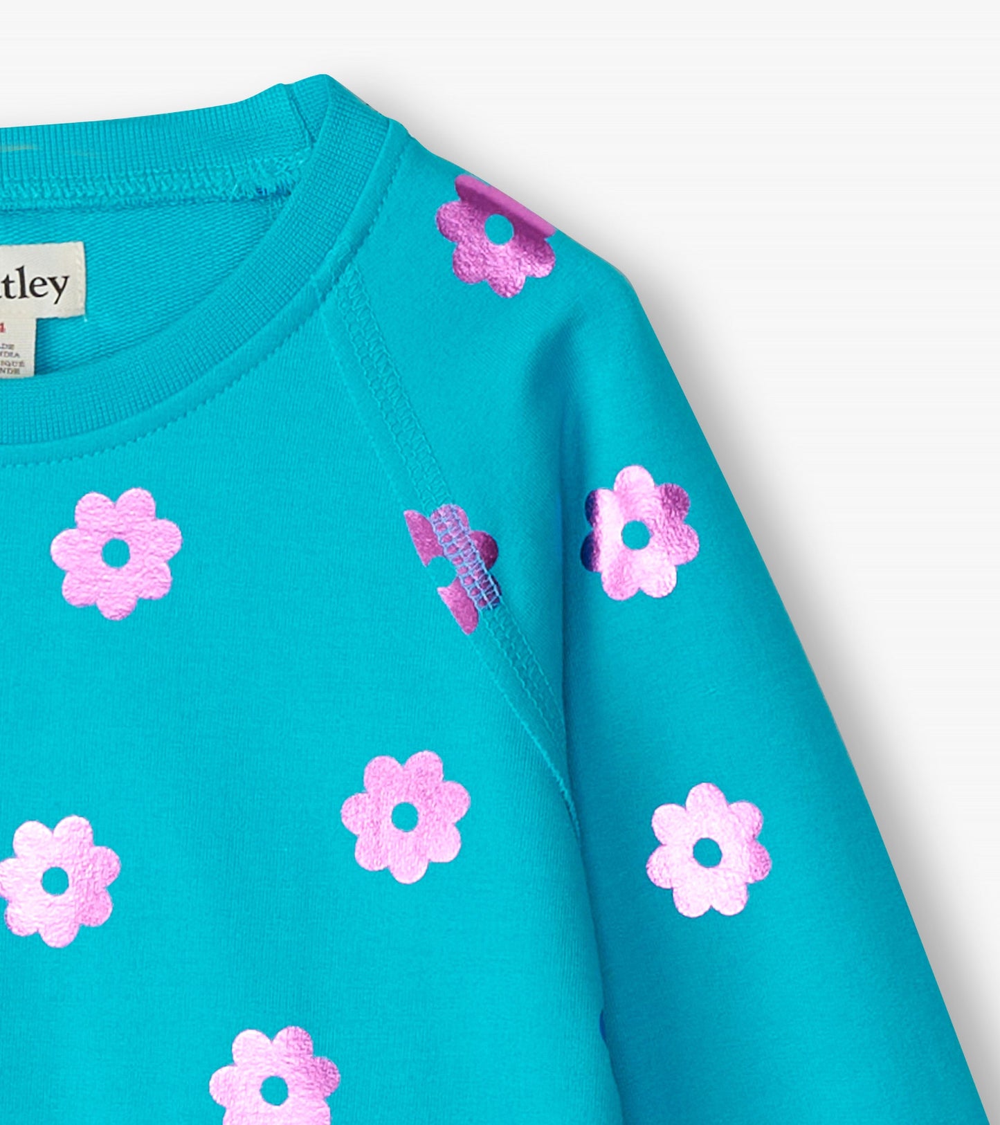 Pull à bordure brute – Fleurs