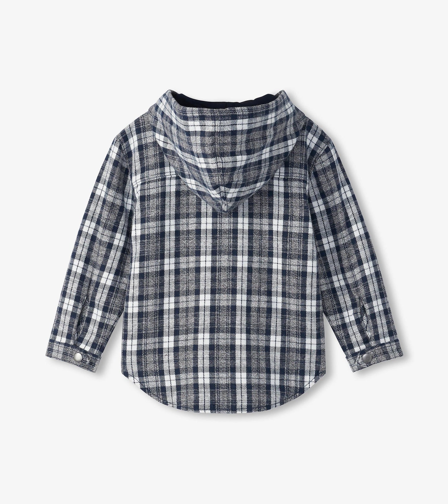 Veste à capuchon doublée – Motif écossais gris Salute