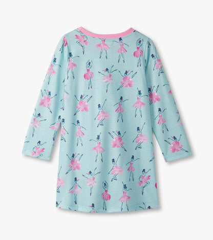Girls Ballet School Long Sleeve Nightdress