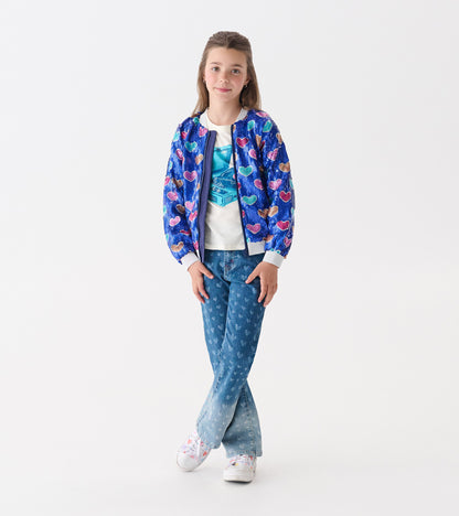 Blouson de style aviateur paillettes – Explosion d’amour