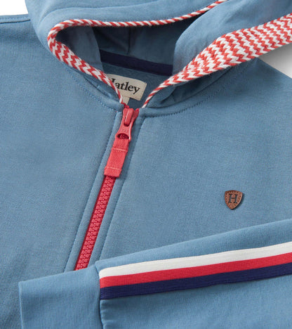 Boys Blue Stone Zip-Up Hoodie