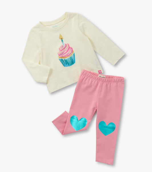 Ensemble de t-shirt et de legging – Petit gâteau