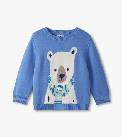Pull à encolure ronde – Ours polaire