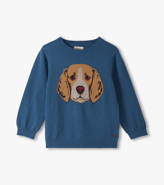 Baby & Toddler Boys Puppy Crew Neck Sweater