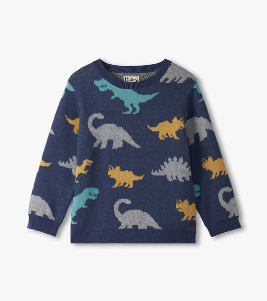Baby & Toddler Boys Dino Party Crew Neck Sweater
