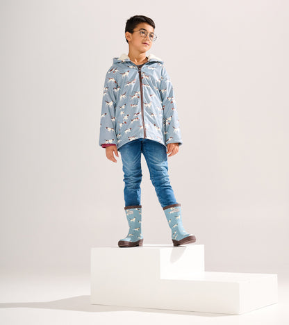 Boys Hunting Dogs Matte Rain Boots