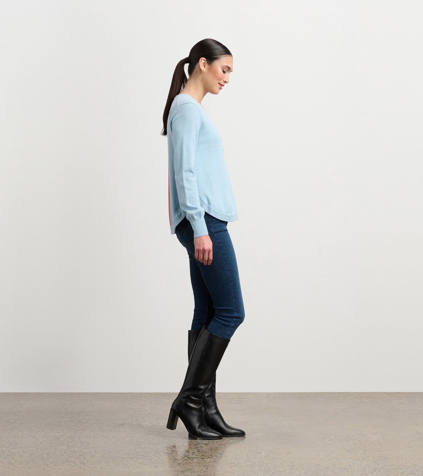 Jessie Sweater - Denim Melange