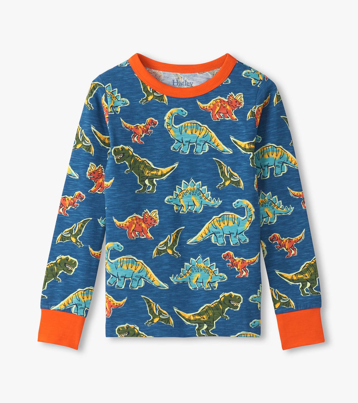 Boys Dino Roar Cotton Pajama Set