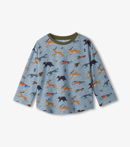 Ensemble de t-shirt et de pantalon – Animaux des bois
