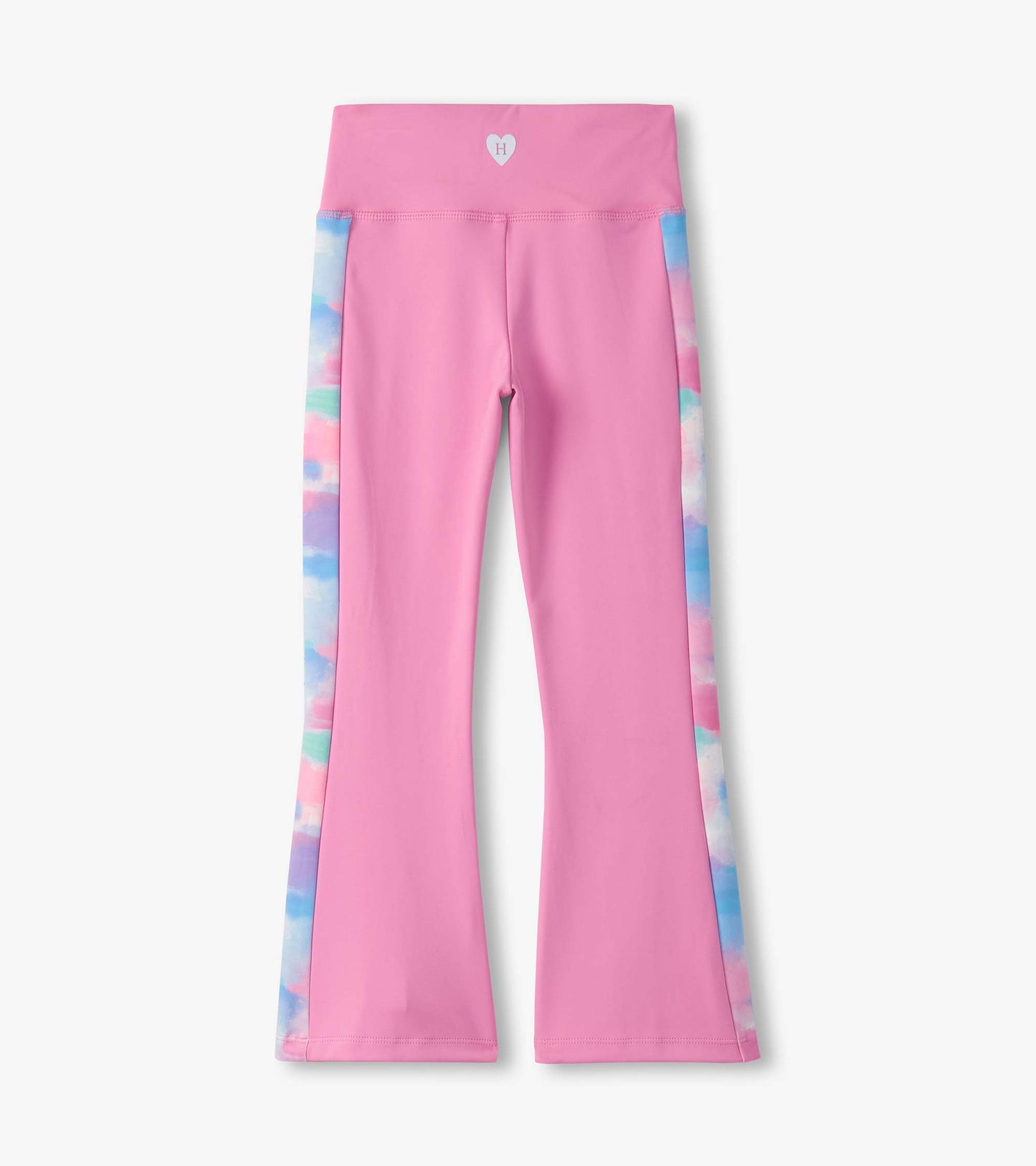 Girls Fuchsia Pink Active Flared Pants