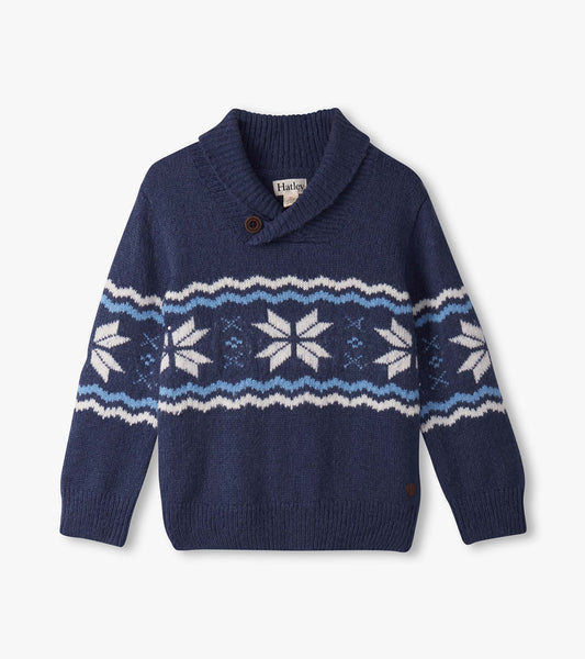 Baby & Toddler Boys Snowflake Pull Over Sweater