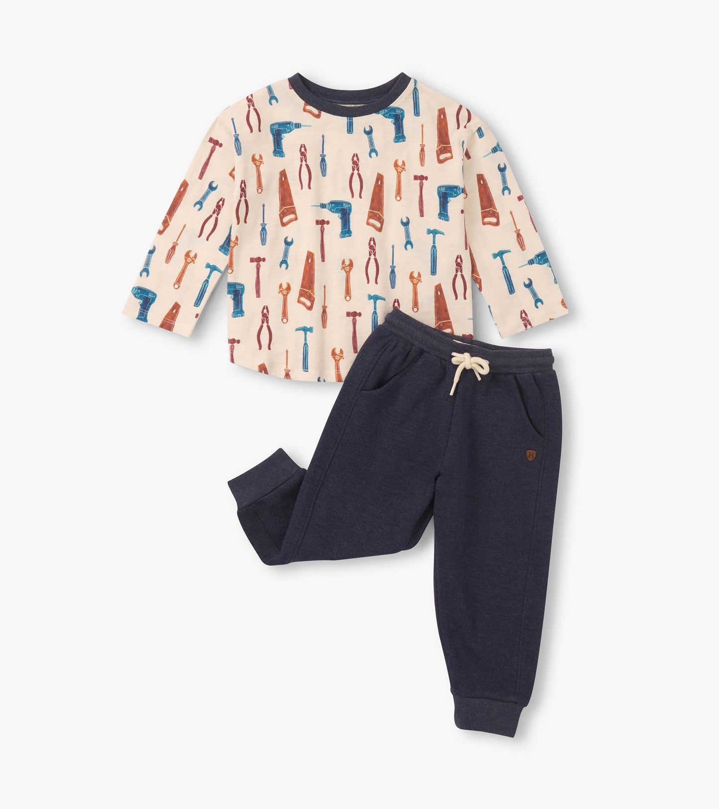 Ensemble de t-shirt à imprimé et jogging – Coffre à outils