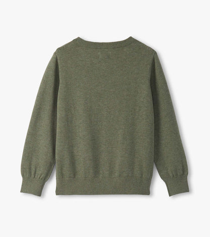 Boys Hunting Dogs V-Neck Sweater