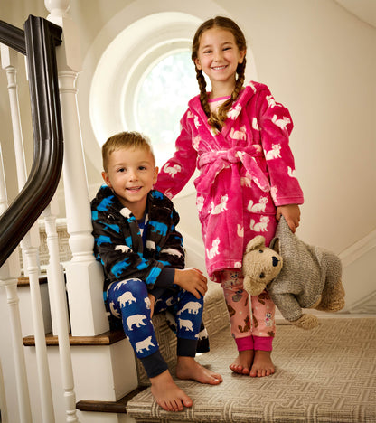 Peignoir en molleton duveteux – Petits chatons