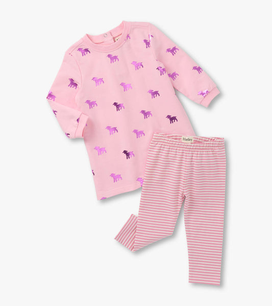 Ensemble de robe et de legging – Silhouettes d’agneau