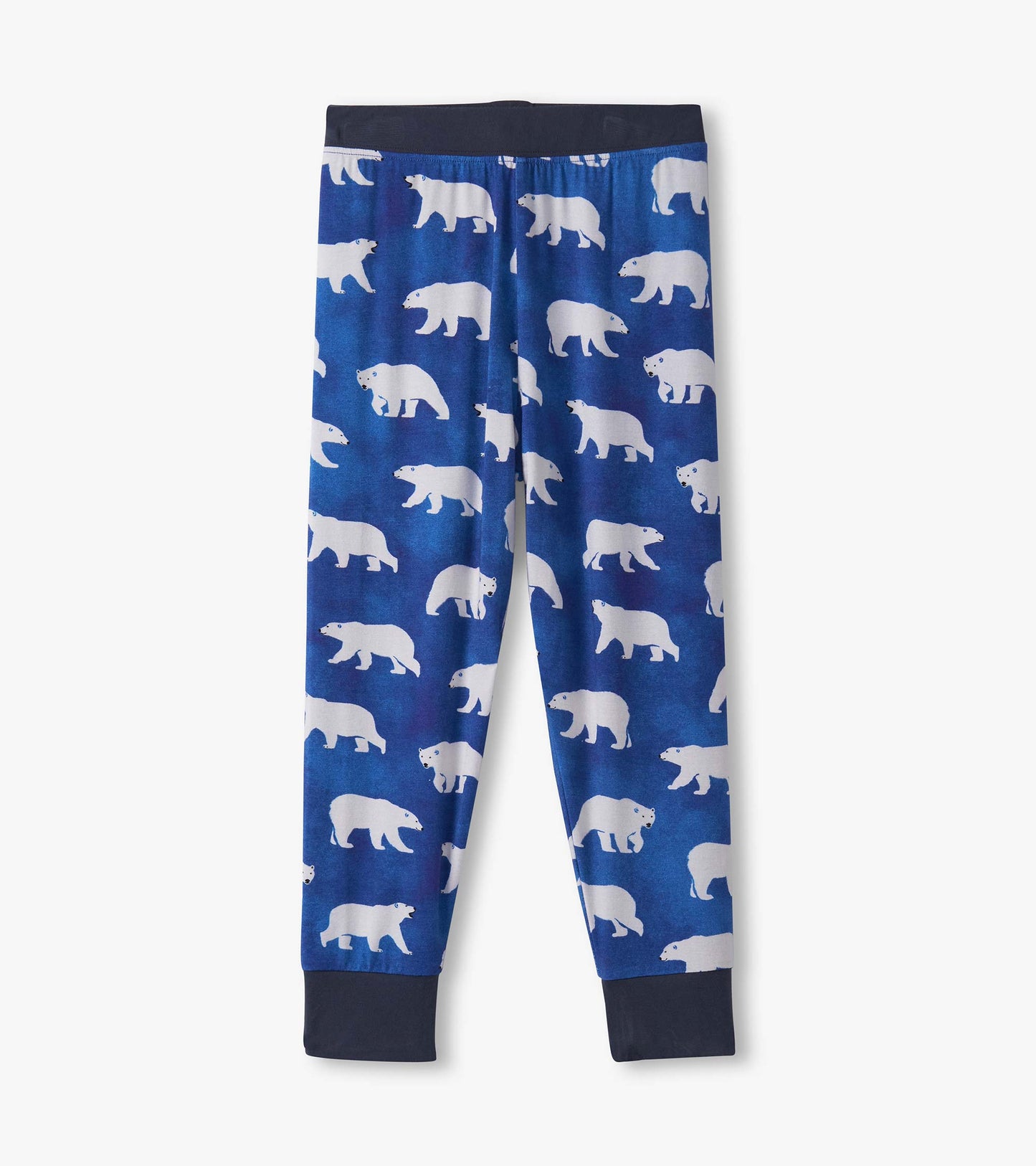 Pyjama en bambou – Ours polaires sur fond bleu de minuit