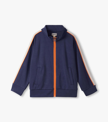 Blouson à col montant pour garçon – Bleu marine