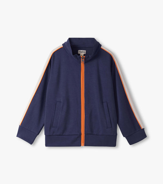 Blouson à col montant pour garçon – Bleu marine