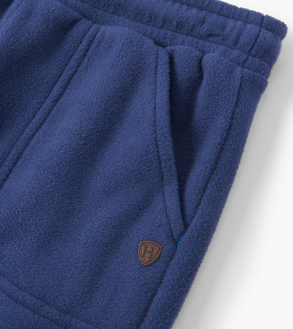 Jogging en tissu polaire pour garçon – Bleu patriote