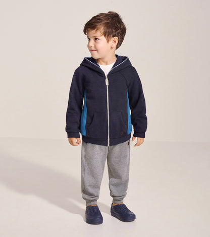 Baby & Toddler Boys Patriot Blue Melange Zip-Up Hoodie