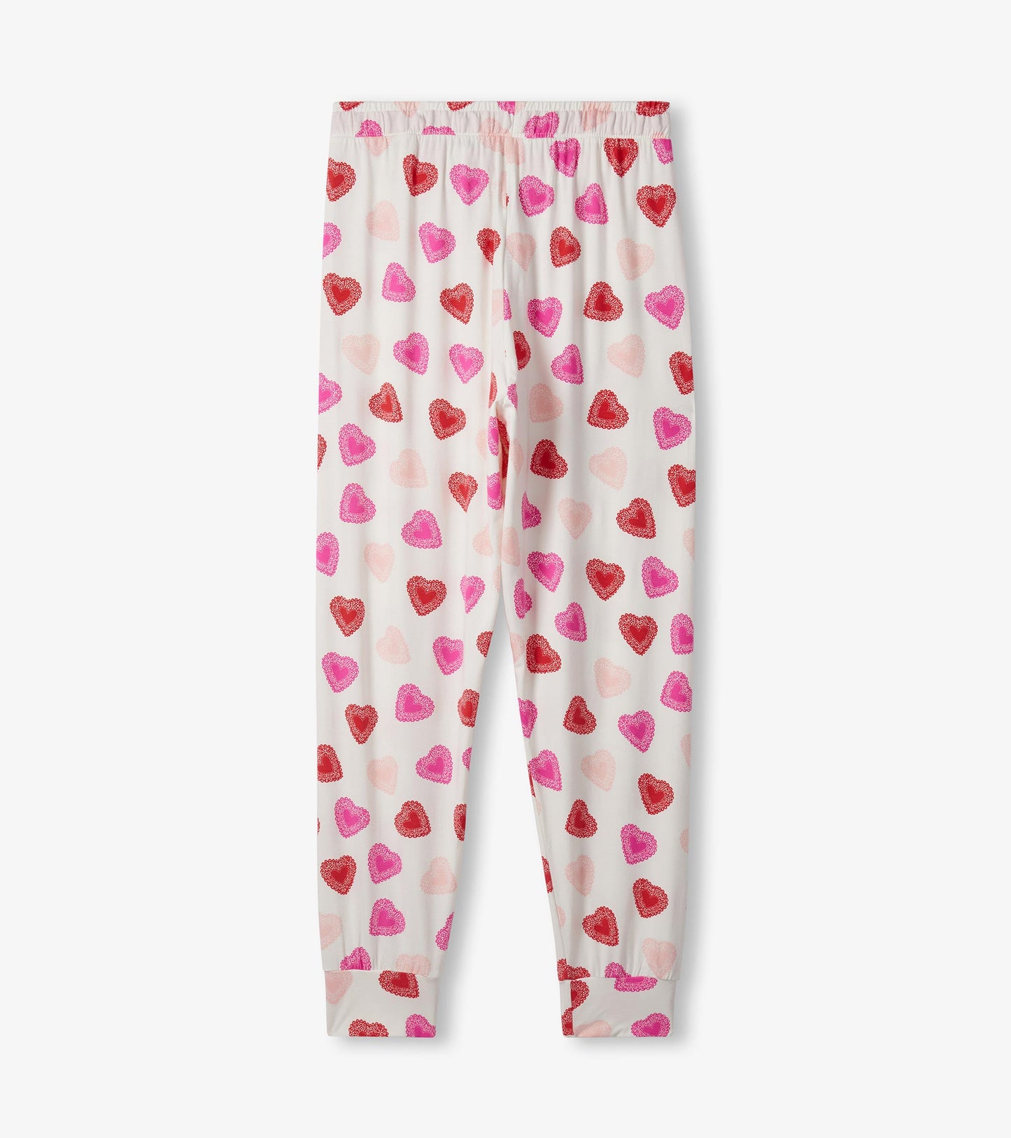 Women's Cut Out Hearts Bamboo Pajama Set