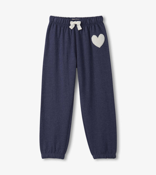 Girls Patriot Blue Baggy Track Pants