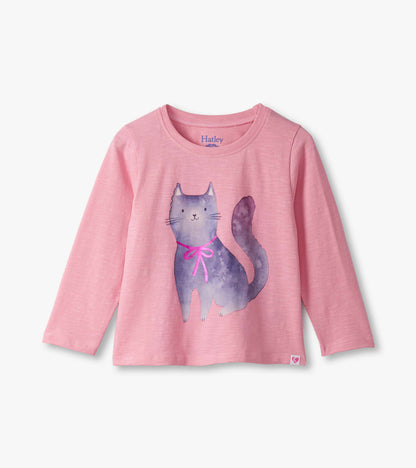 Ensemble de t-shirt à imprimé et legging – Chaton