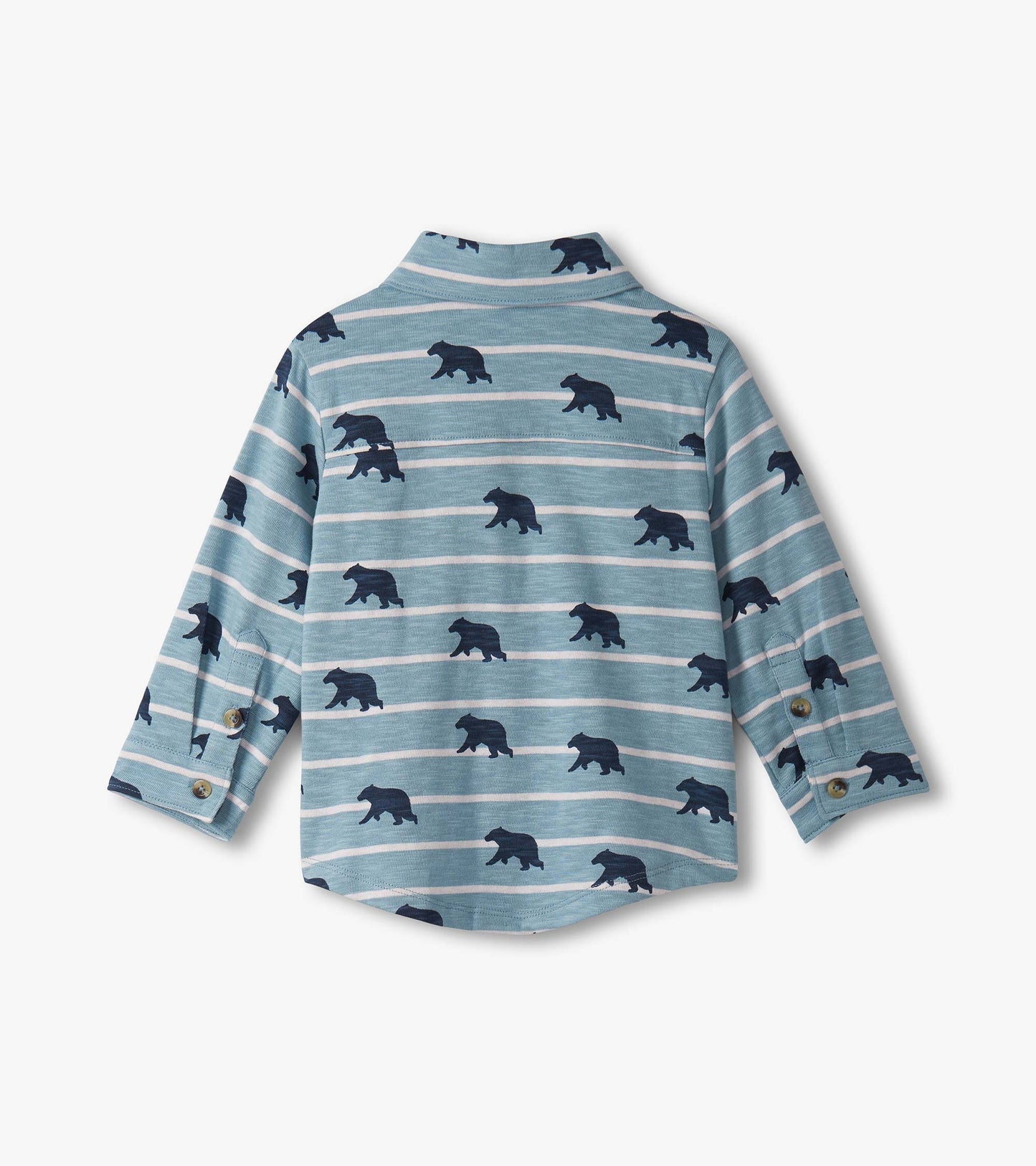 Chemise boutonnée en jersey – Ours